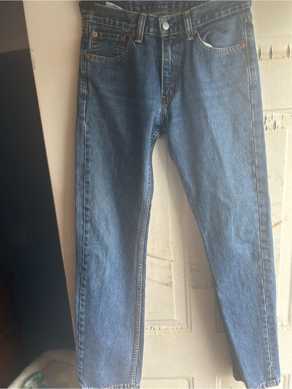 Levi's Strauss & Co. Original Riveted 505 Mens Denim Jeans Size 30x34